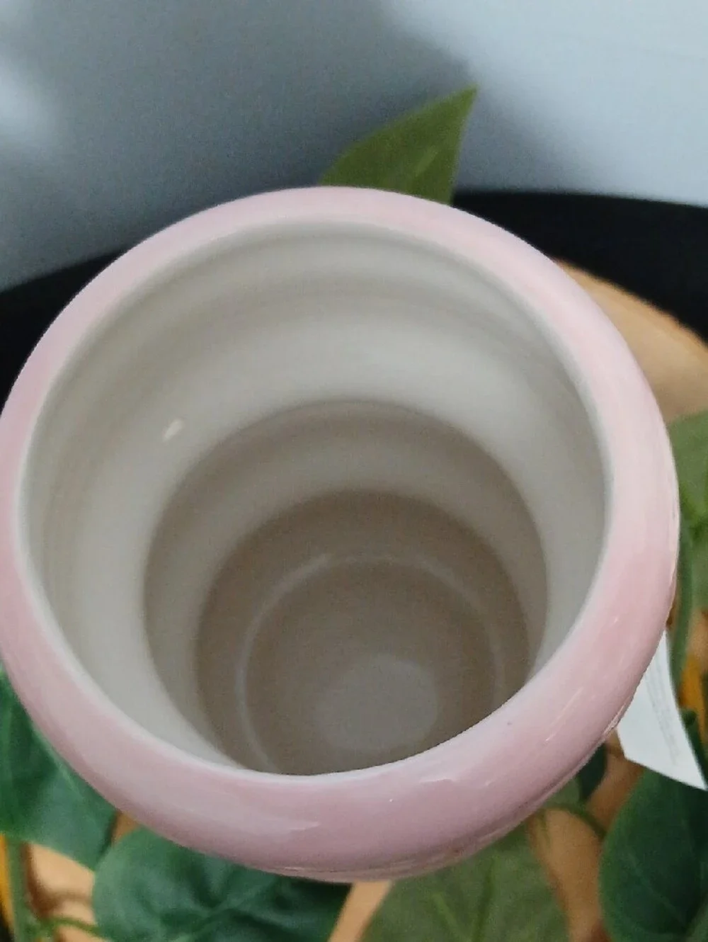 Pink Ceramic Stacked Macaron Vase / Holder- Home Accents NWT